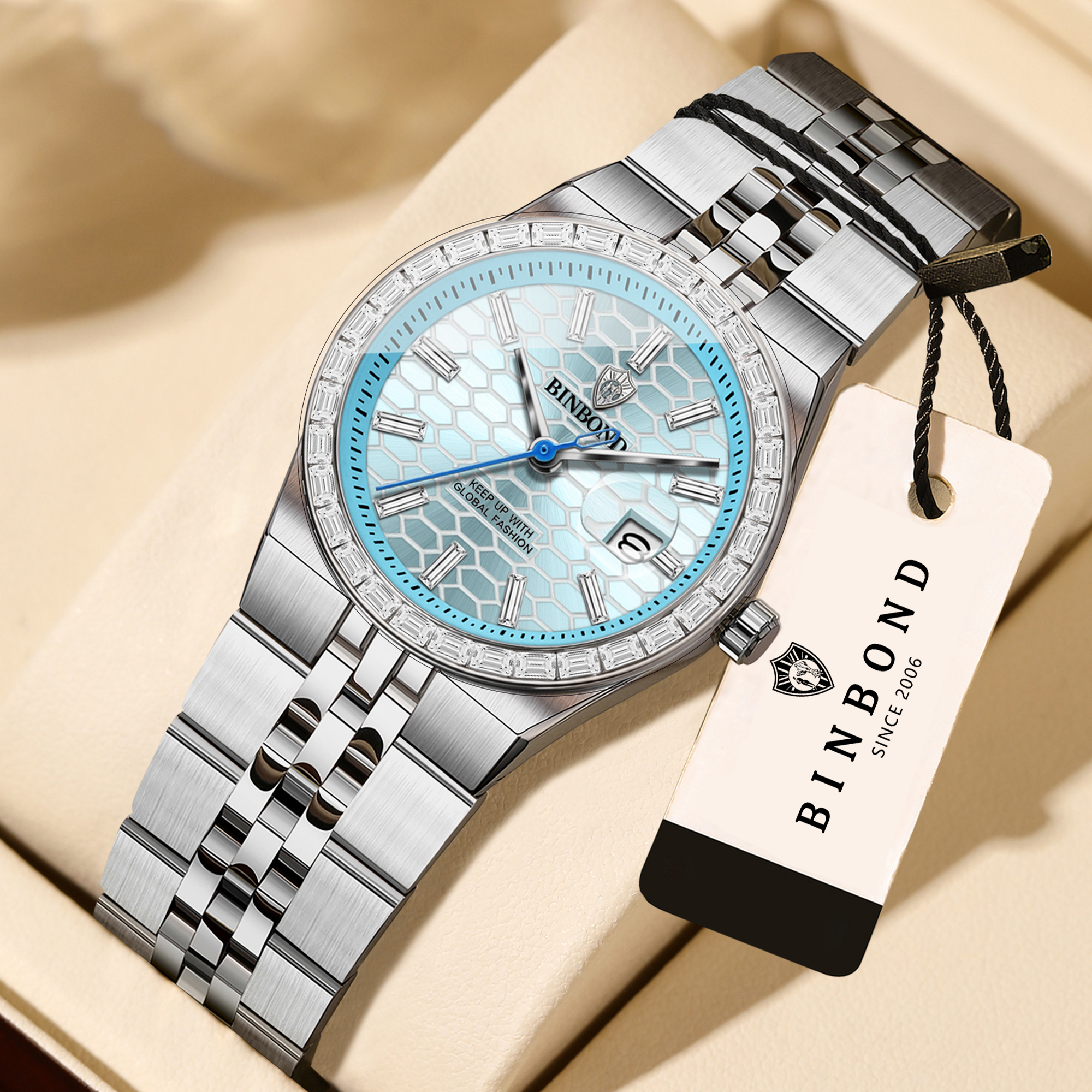 Luxury Watch Ladies - BINBOND ladies casual accurate quartz wristwatches