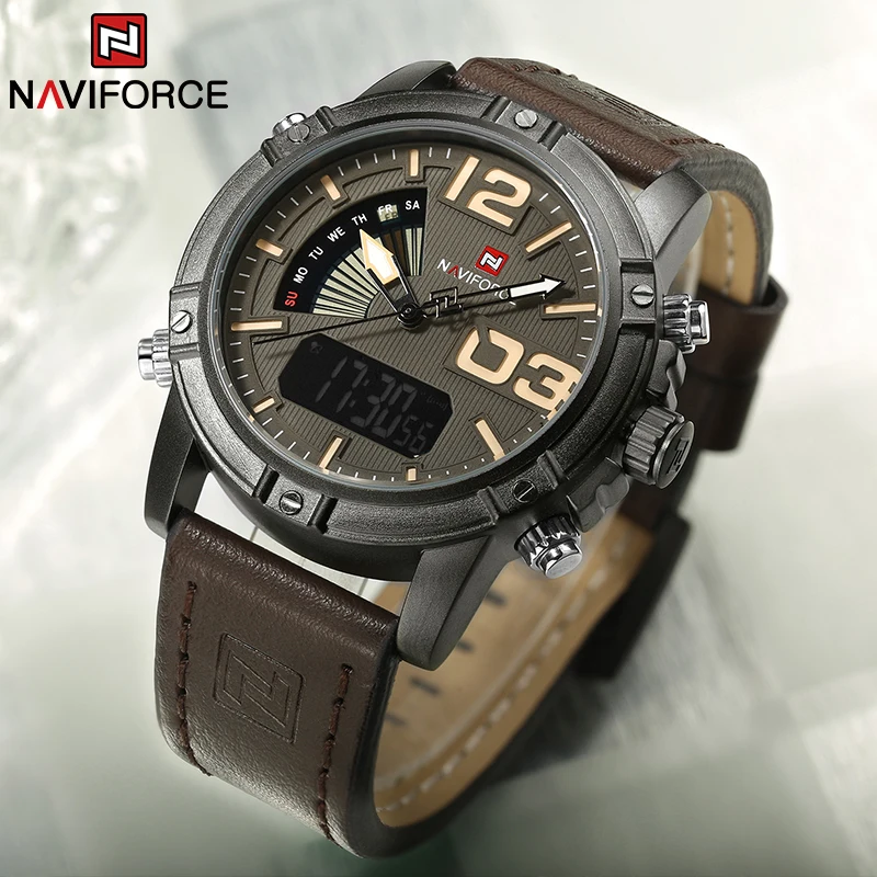 Luxury Watch Affordable - NAVIFORCE Top Brand Men Watch Multifunction