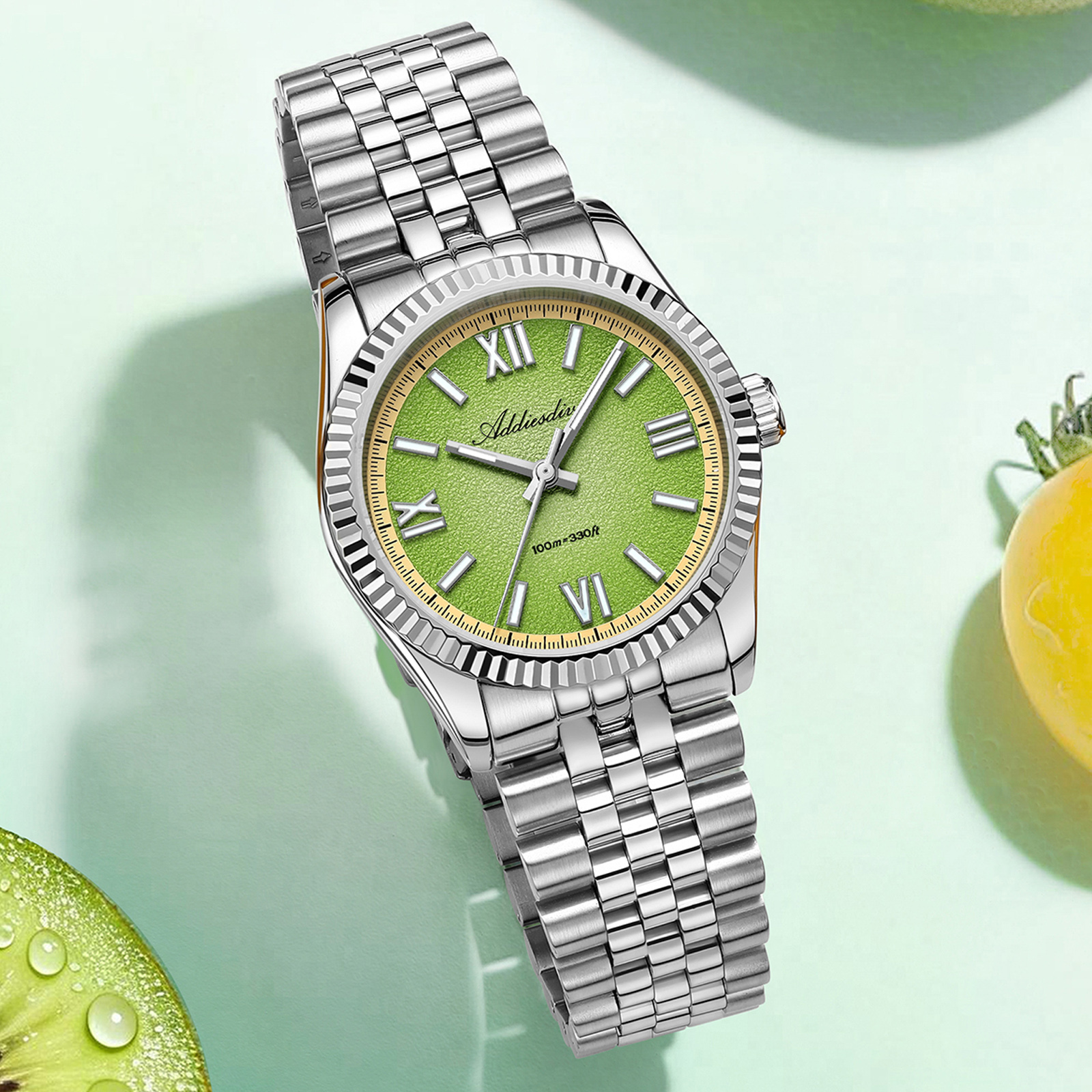 Luxury Watch Quartz - ADDIESDIVE Hight Quality Sapphire Glass 10Bar