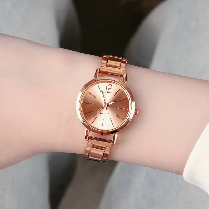 Luxury Watch Ladies - 2pcs Set Watch Luxury Women Simple