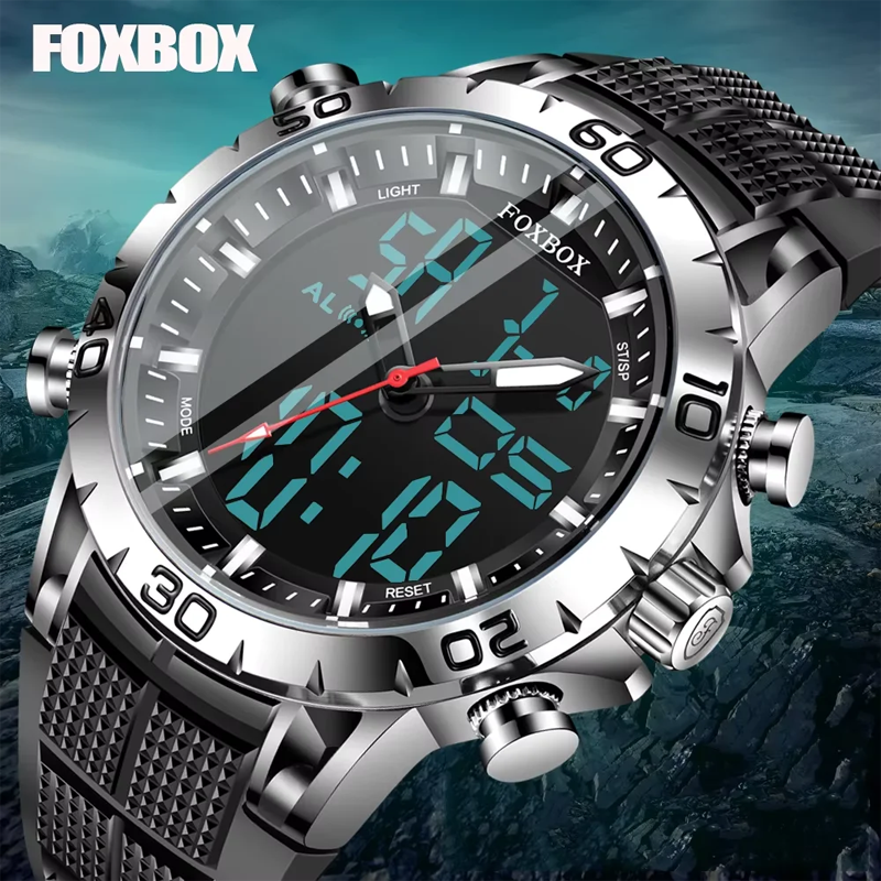 Luxury Watch Affordable - FOXBOX Mens Watches Sports Top Brand