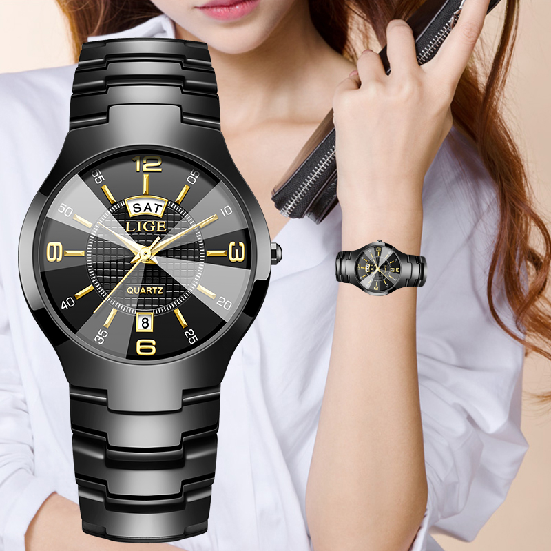 LIGE Fashion Elegant Women's W - Luxury Watch Quartz recensie en prijs