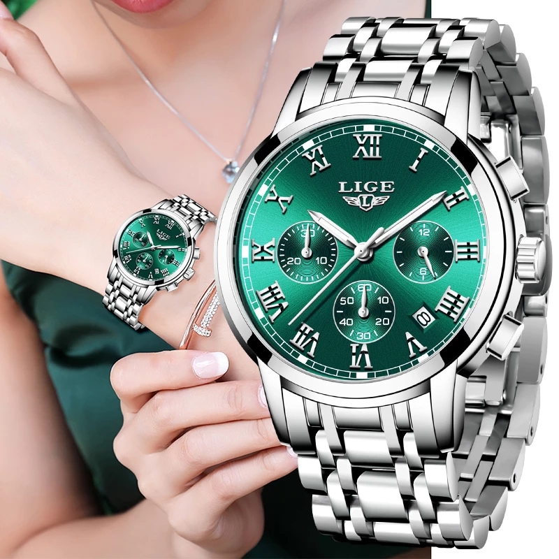 LIGE 2024 New Fashion Women Wa - Luxury Watch Ladies recensie en prijs