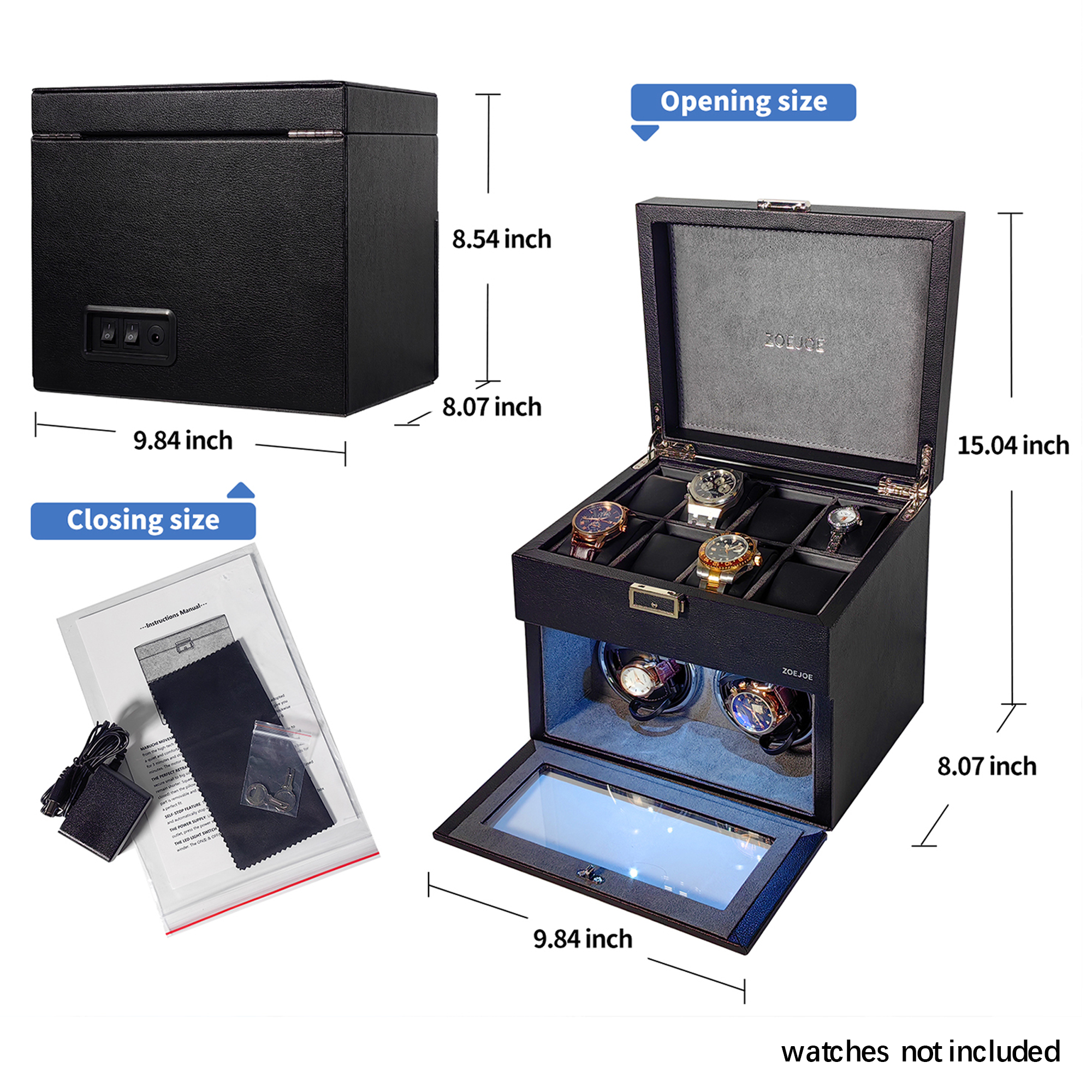 2+8 Watch Winder for Automatic - Quiet Luxury Watch Men recensie en prijs