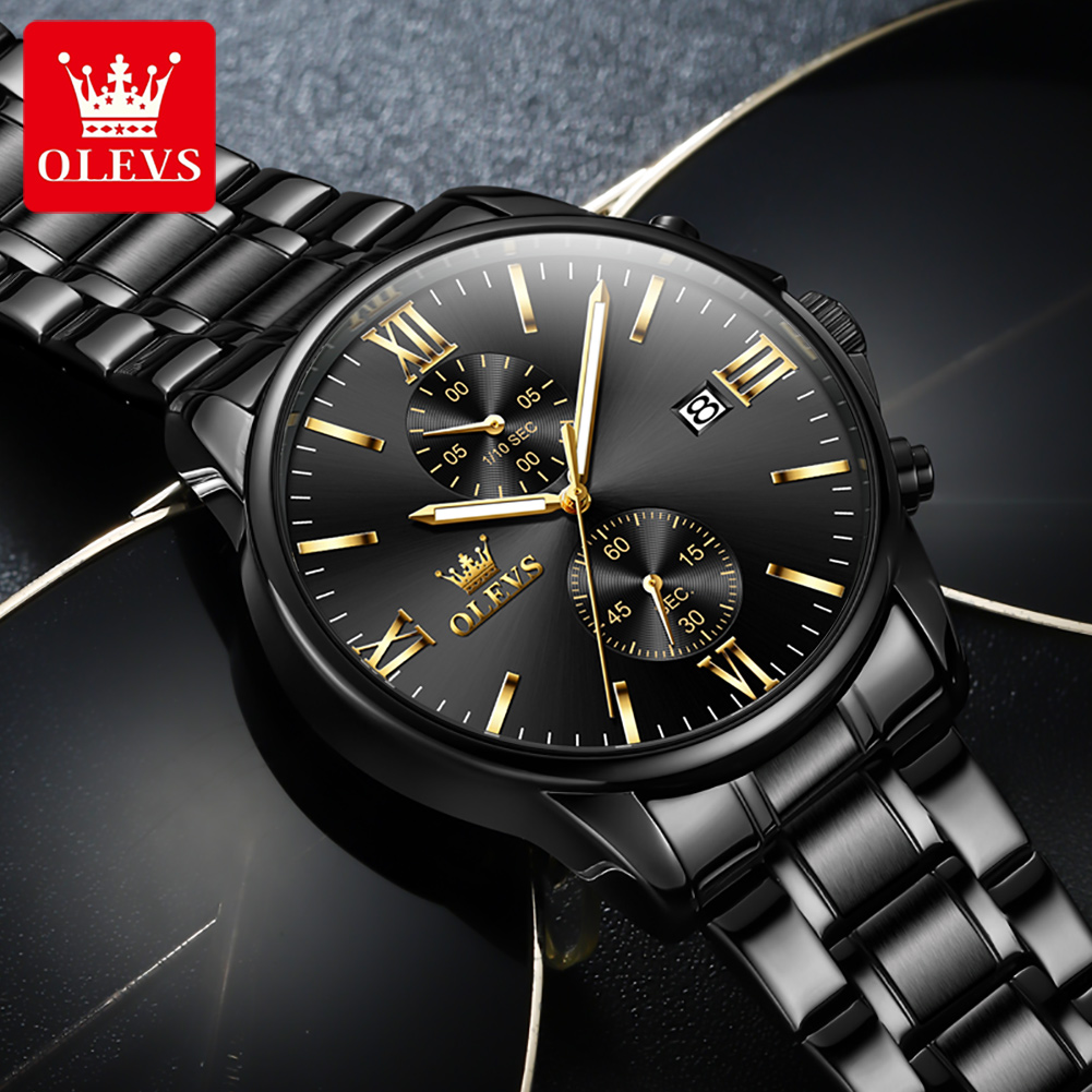 OLEVS 2886 Classic Black Quart - Luxury Watch Affordable recensie en prijs