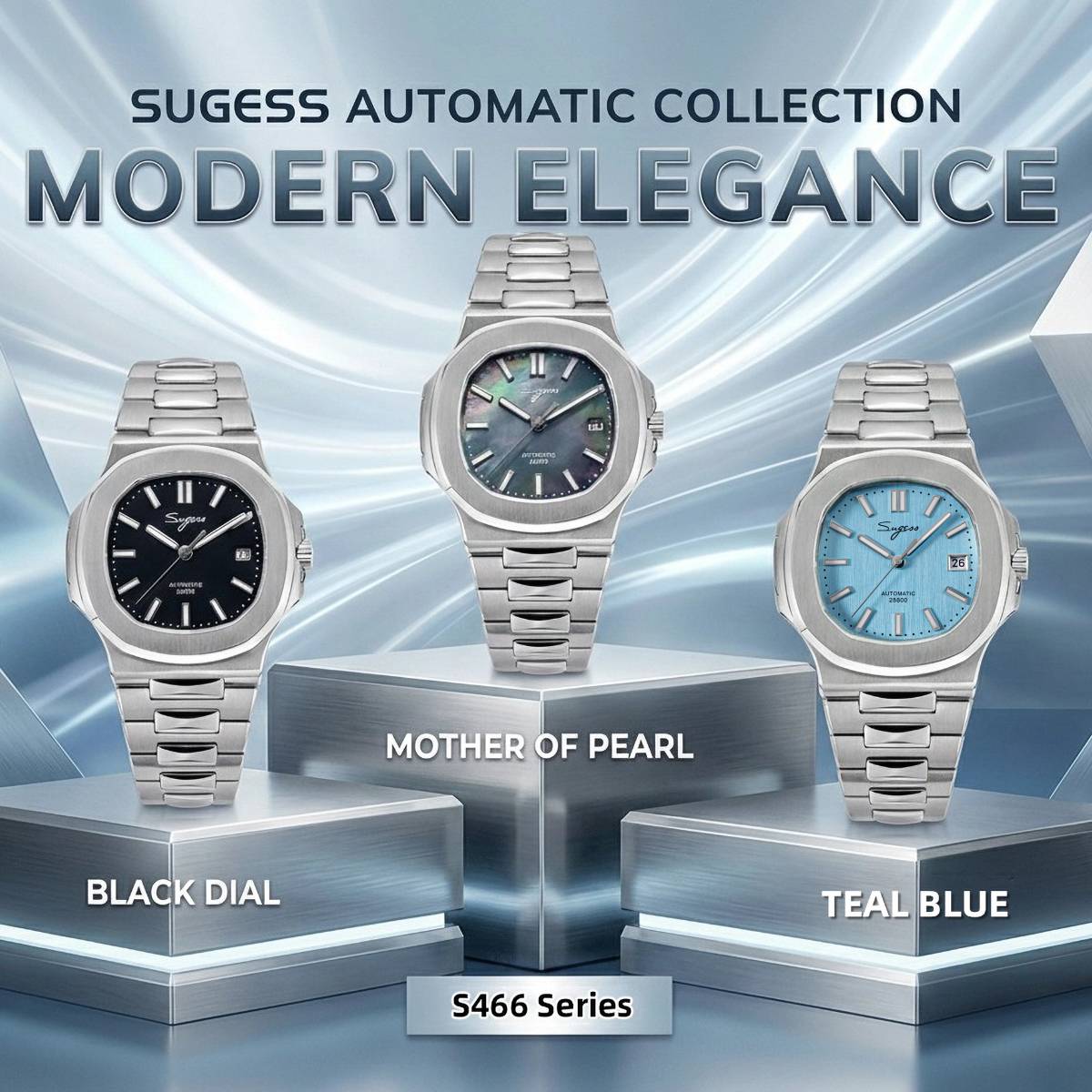 Sugess Man Watch Automatic Mec - Luxury Watch Cartier recensie en prijs