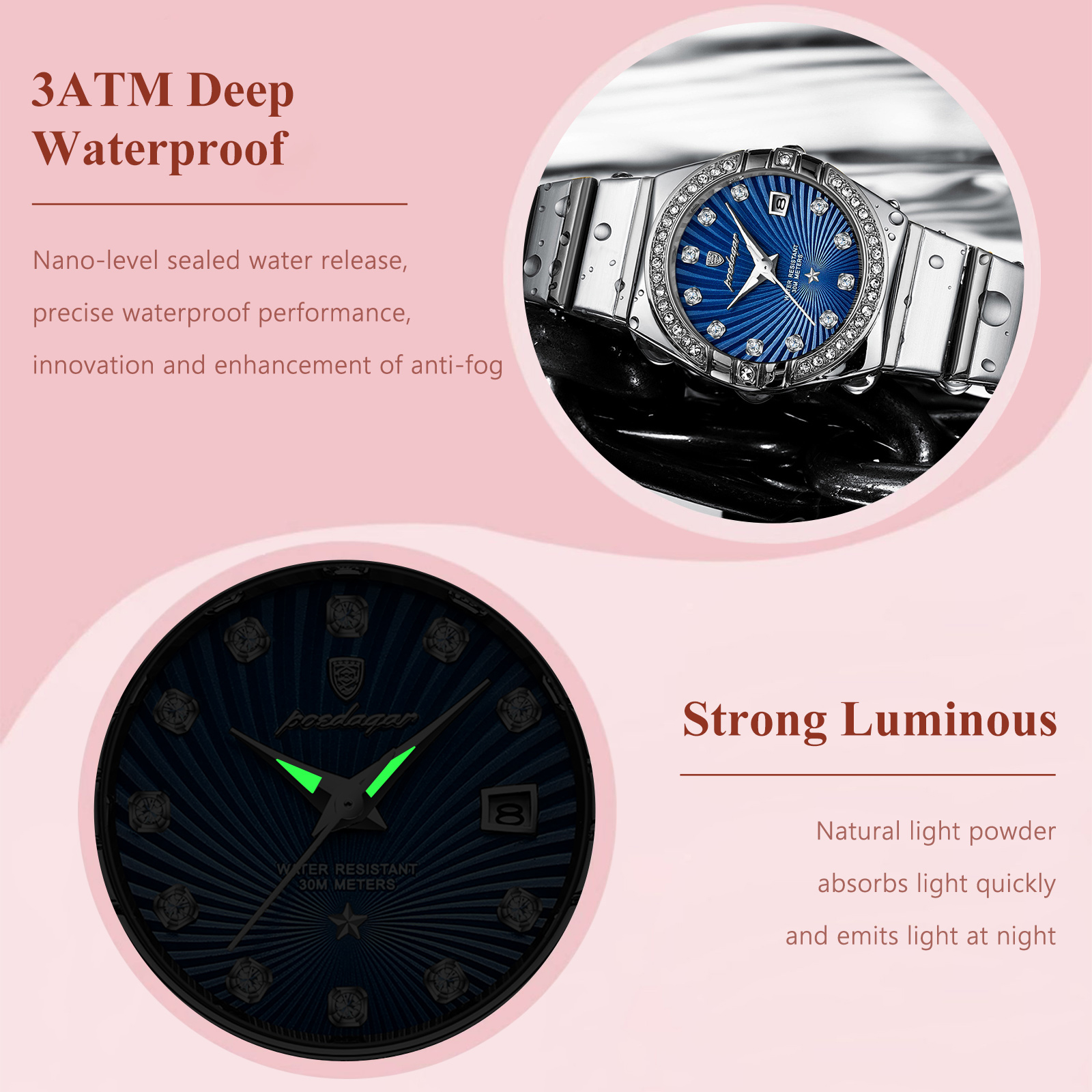 POEDAGAR Luxury Trendy Ladies  - Luxury Watch Cartier recensie en prijs