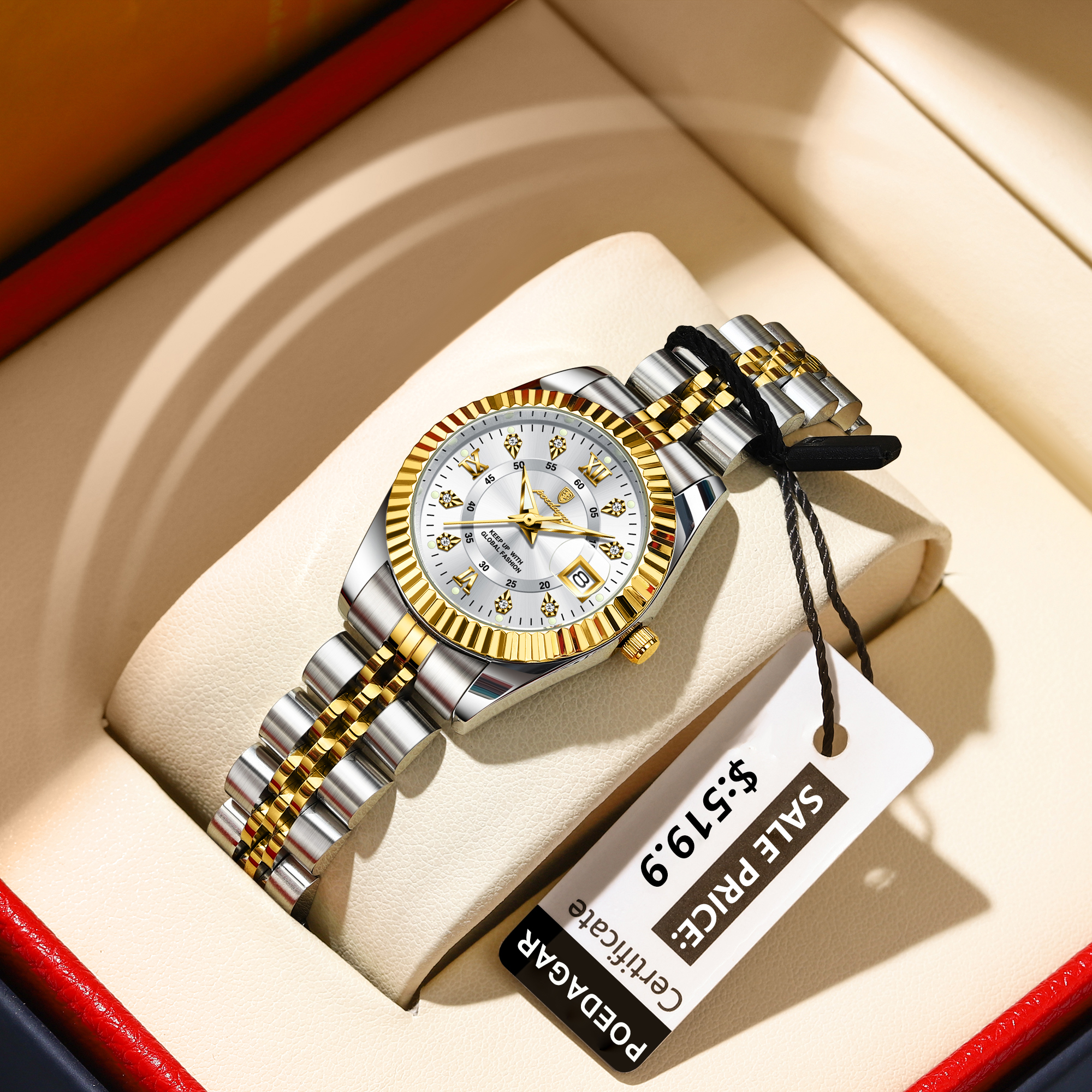POEDAGAR Luxury Women's Watche - Luxury Watch Cartier recensie en prijs