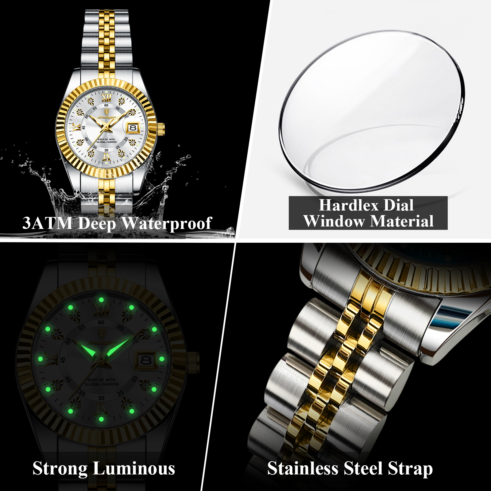 POEDAGAR Luxury Women's Watche - Luxury Watch Cartier recensie en prijs