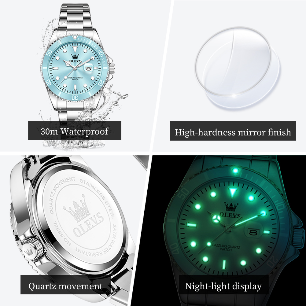 OLEVS Luxury Stainless Steel W - Luxury Watch Ladies recensie en prijs