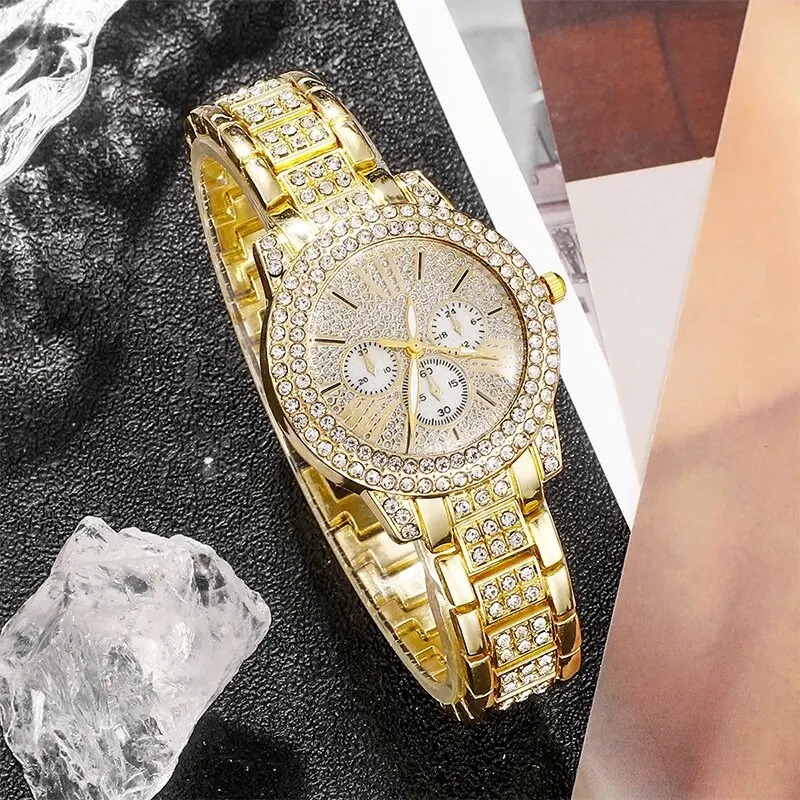 Women's Quartz Watch Gold Luxu - Luxury Watch Quartz recensie en prijs