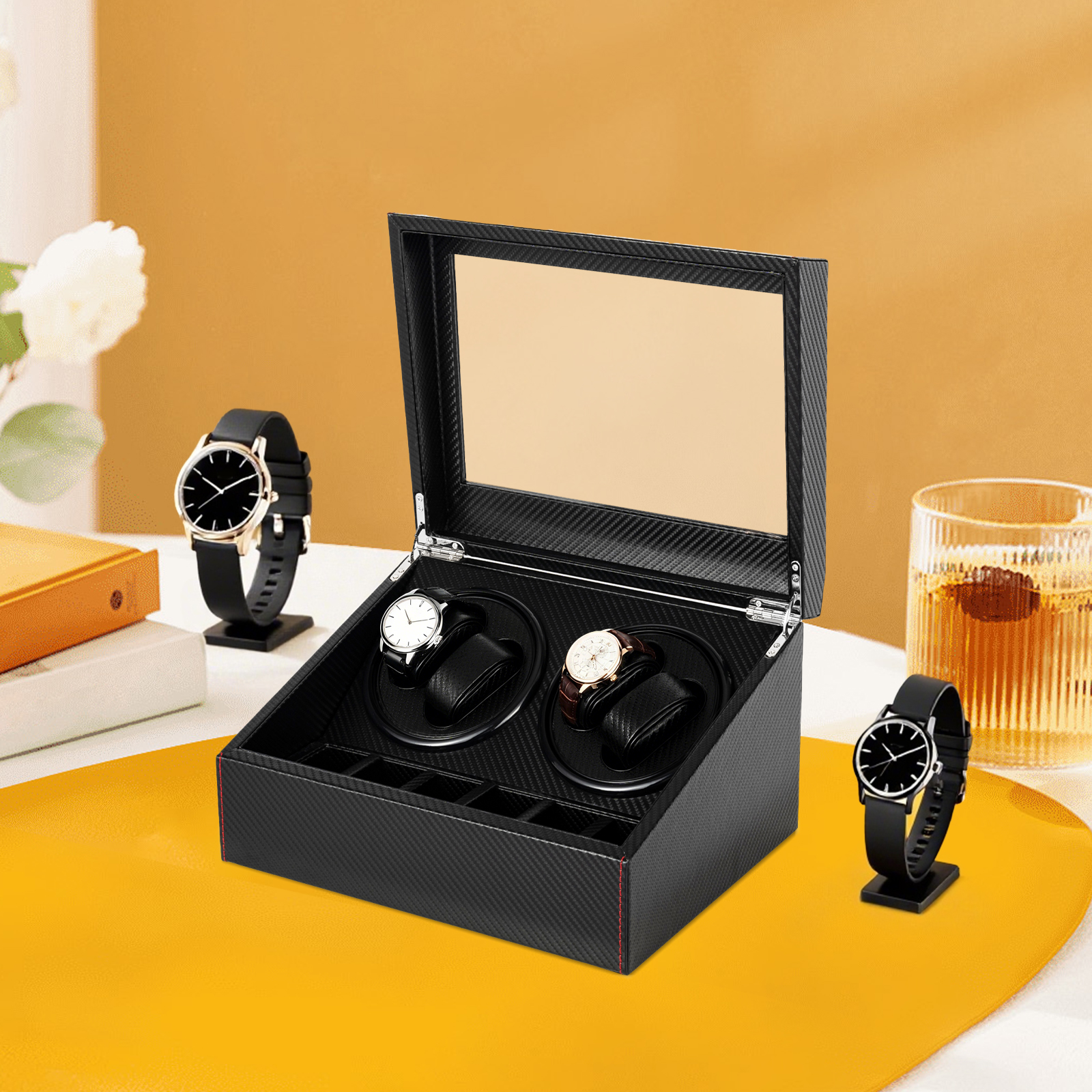 BYMAOCAR 4+6 Watch Winder, Lux - Quiet Luxury Watch Men recensie en prijs