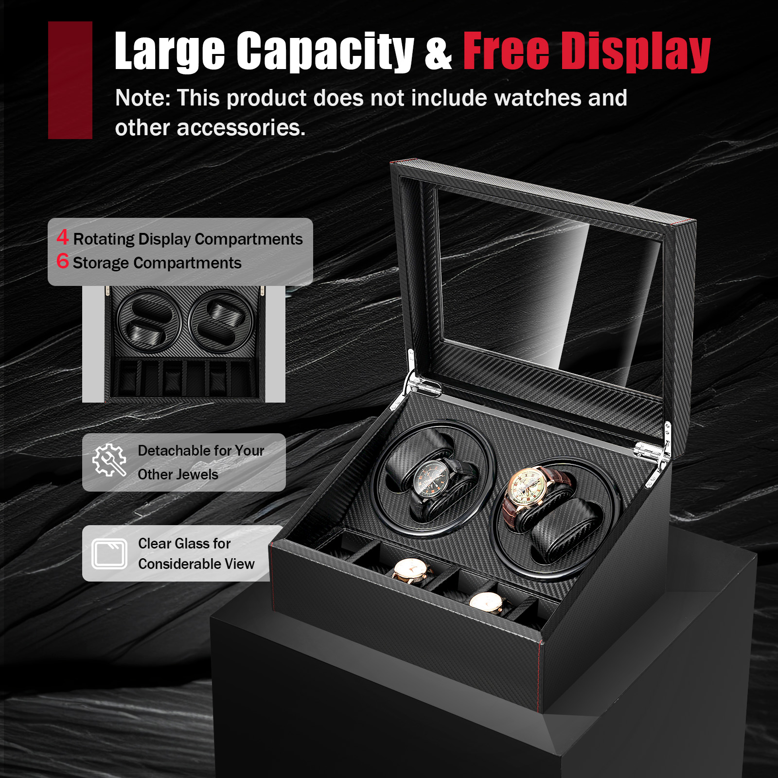BYMAOCAR 4+6 Watch Winder, Lux - Quiet Luxury Watch Men recensie en prijs