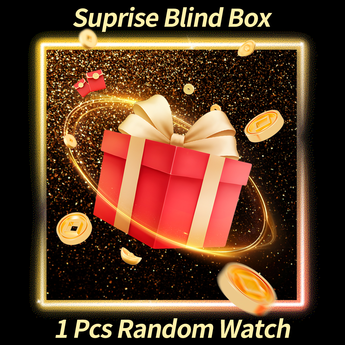 1PC Surprise Mystery Watch Bli - Luxury Watch Quartz recensie en prijs