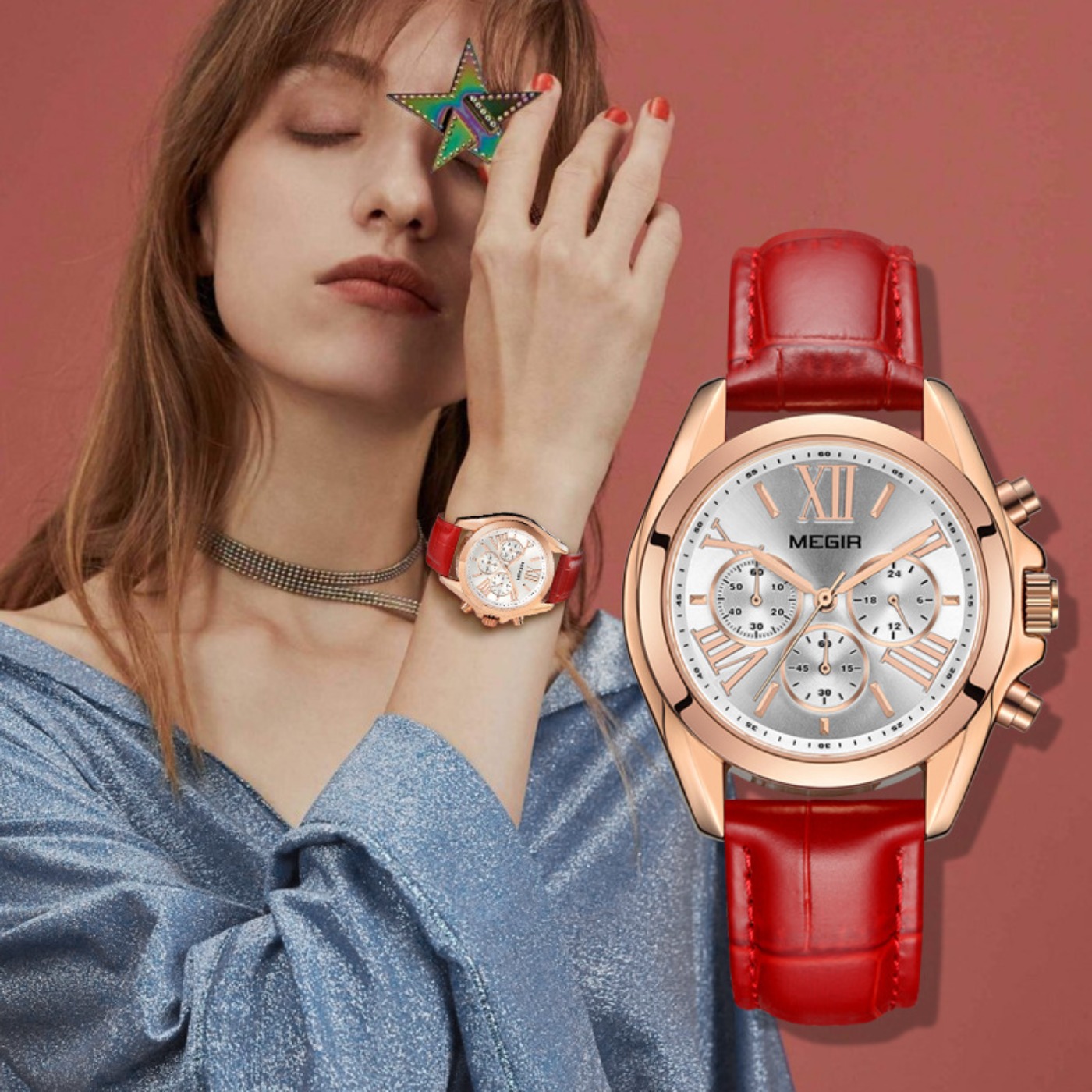MEGIR New Luxury Leather Watch - Luxury Watch Ladies recensie en prijs