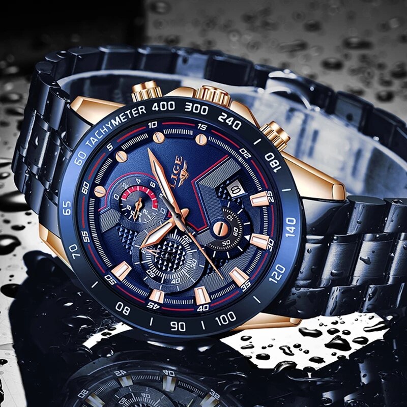 LIGE New Fashion Watches Men S - Luxury Watch Affordable recensie en prijs