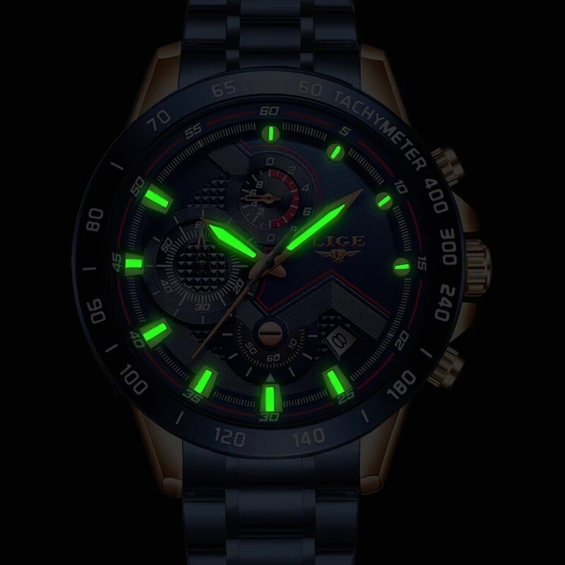 LIGE New Fashion Watches Men S - Luxury Watch Affordable recensie en prijs