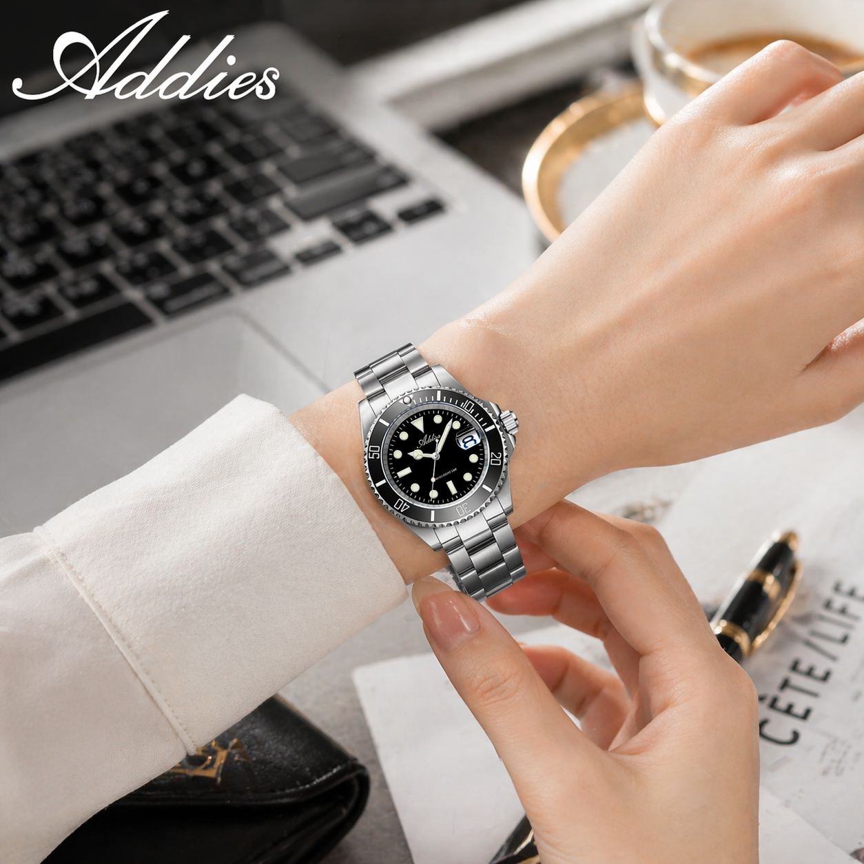 Addies Push Button Hidden Clas - Luxury Watch Japan recensie en prijs