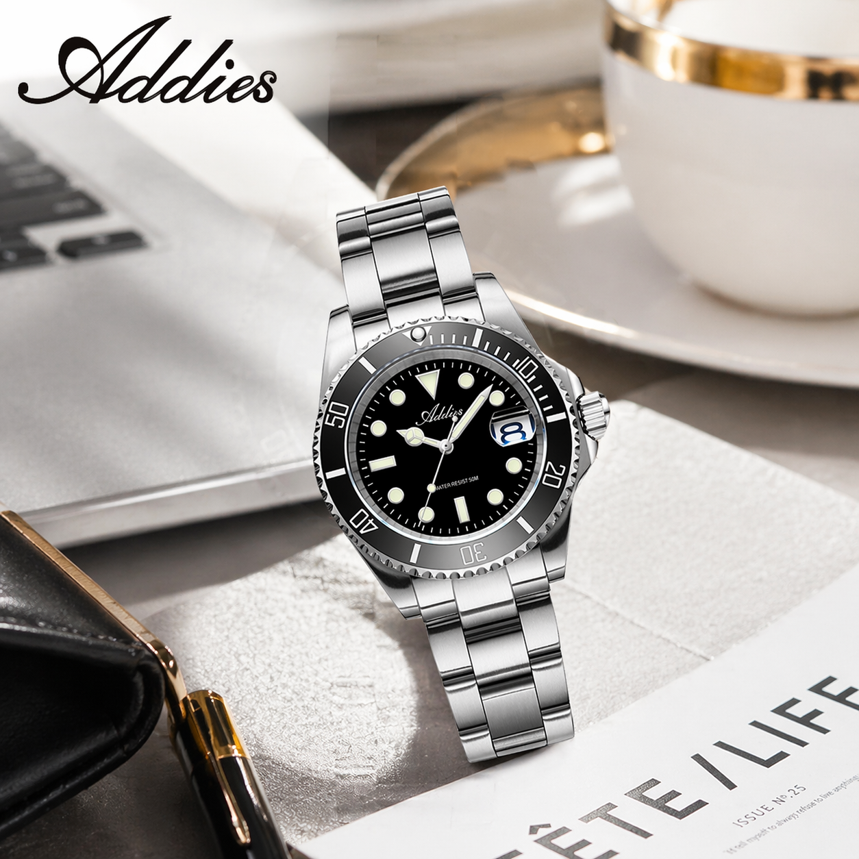 Addies Push Button Hidden Clas - Luxury Watch Japan recensie en prijs