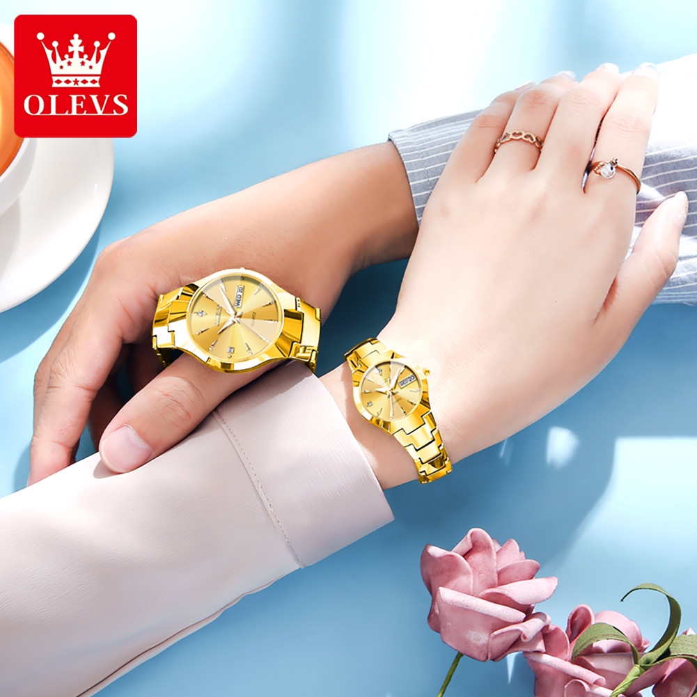 OLEVS TOP Brand Gold Watches f - Luxury Watch Affordable recensie en prijs