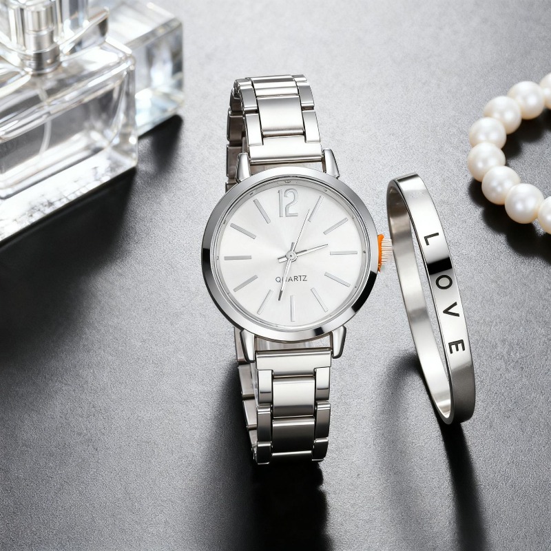2pcs Set Watch Luxury Women Si - Luxury Watch Ladies recensie en prijs
