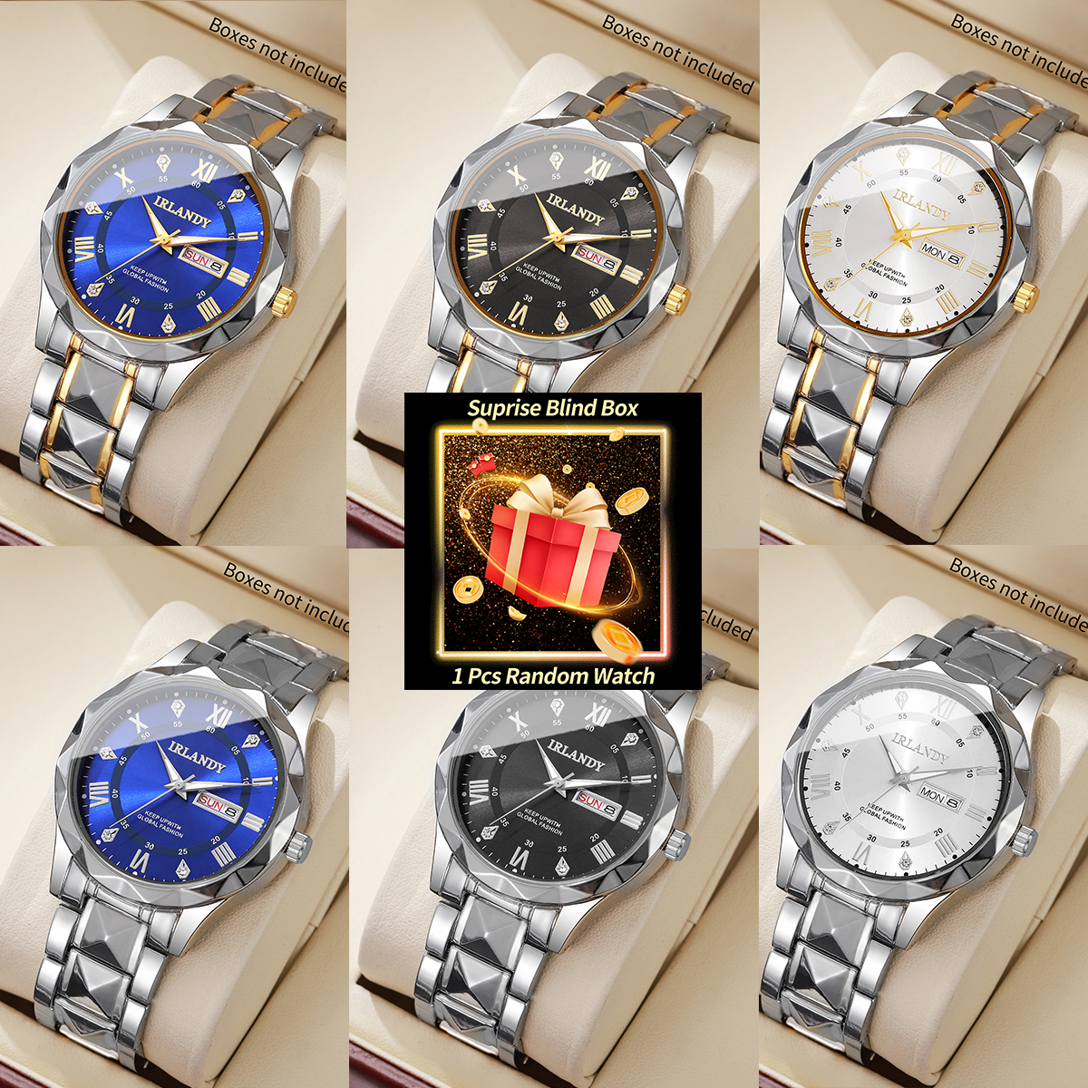 1PC Surprise Mystery Watch Bli - Luxury Watch Quartz recensie en prijs